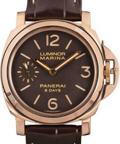 HandMade The Panerai Luminor Marina 8 Days Oro Rosso