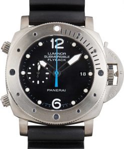 HandMade The Panerai Luminor Submersible Chrono PAM00614 Titanium