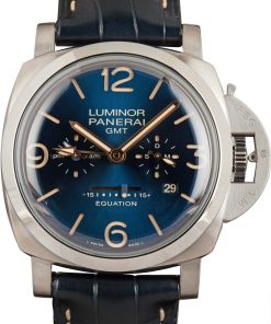 HandMade The Panerai Luminor Equation of Time GMT Titanio Blue Dial