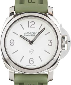 HandMade The Panerai Luminor Base Logo PAM01087 White Dial