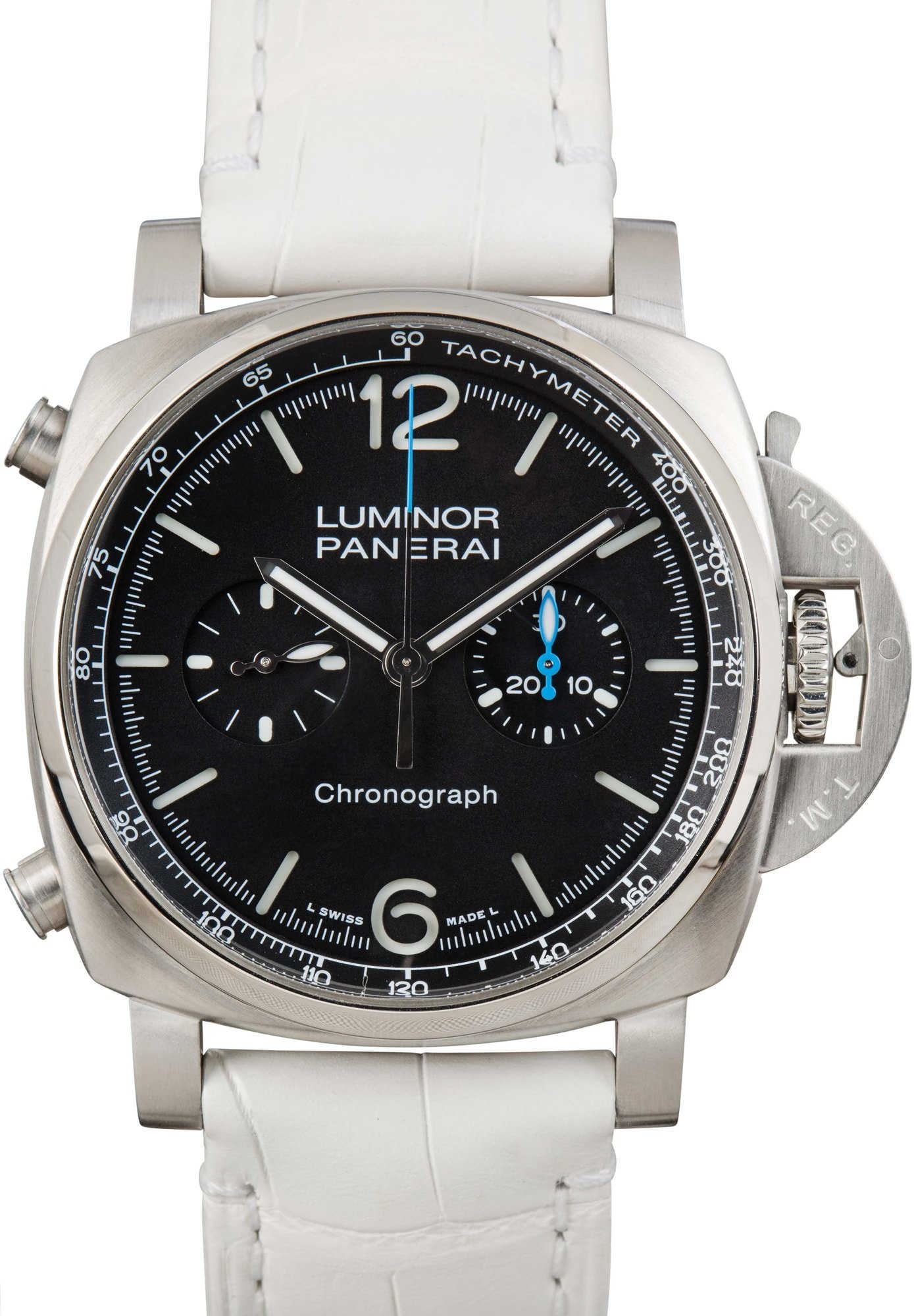 HandMade The Panerai Luminor Chrono PAM01109 Black Dial