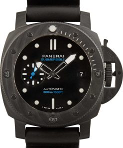 HandMade The Panerai Luminor Submersible Carbotech Black Dial