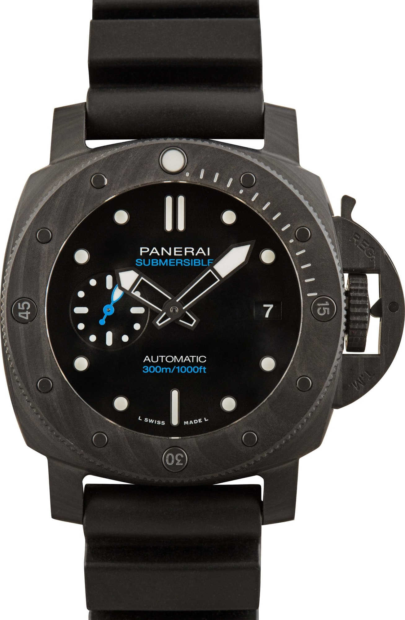 HandMade The Panerai Luminor Submersible Carbotech Black Dial