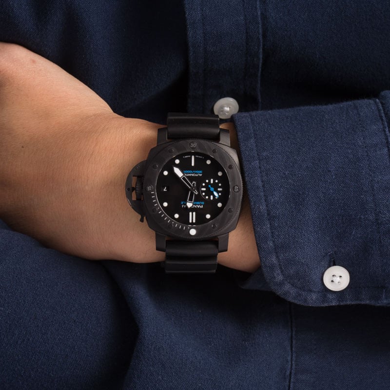 HandMade The Panerai Luminor Submersible Carbotech Black Dial - Image 5