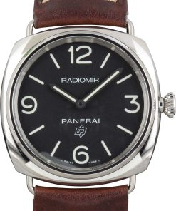 HandMade The Panerai Radiomir Base Logo PAM00753 Black Dial