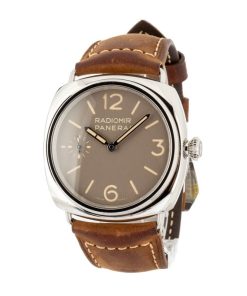 Alternative view of HandMade The Panerai Radiomir Officine Stainless Steel on Leather Strap