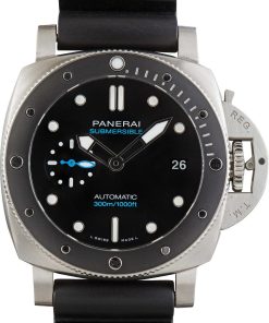 HandMade The Panerai Submersible Stainless Steel on Rubber Strap