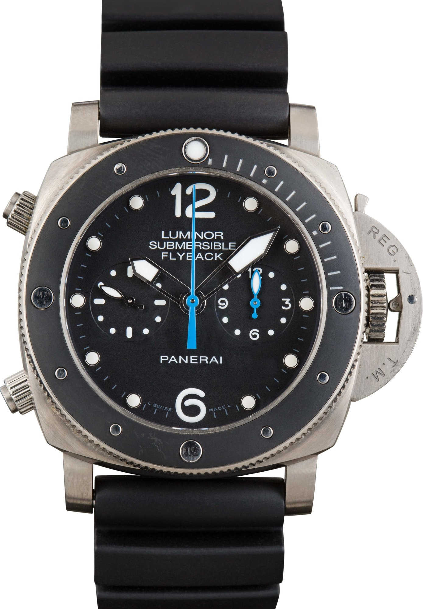 HandMade The Panerai Luminor Submersible 3 Days Chrono Flyback PAM00615 Titanium