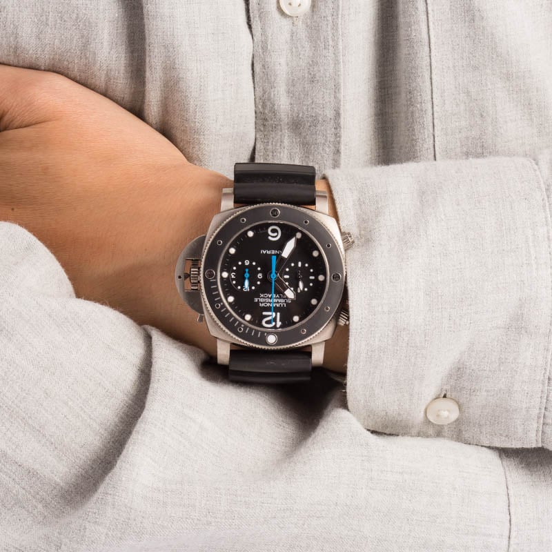 HandMade The Panerai Luminor Submersible 3 Days Chrono Flyback Titanium - Image 5