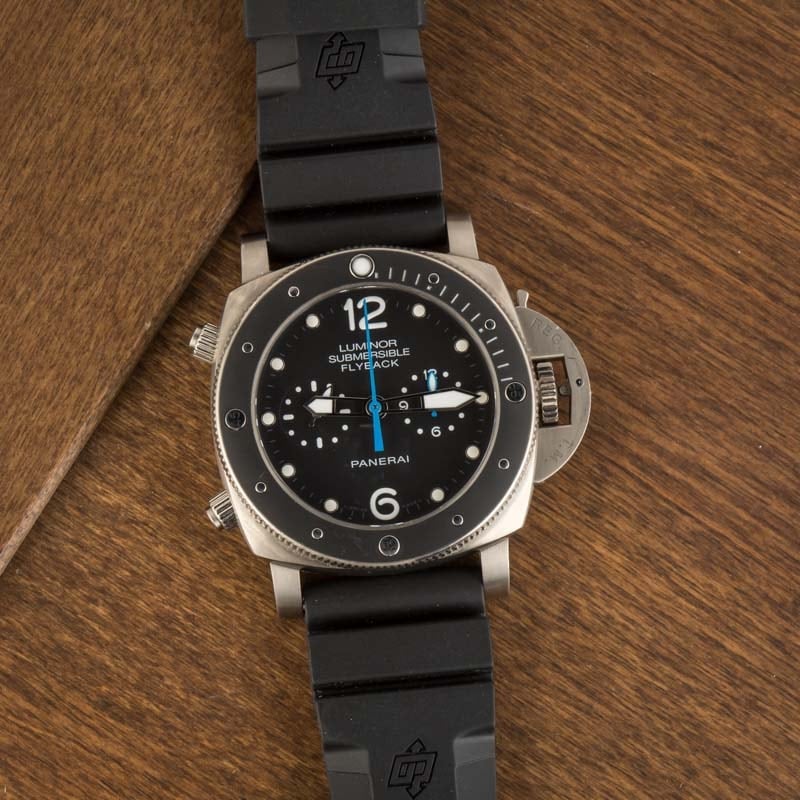 HandMade The Panerai Luminor Submersible 3 Days Chrono Flyback PAM00615 Titanium - Image 5