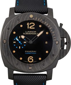 HandMade The Panerai Submersible Carbotech PAM00616 Black Dial