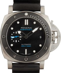HandMade The Panerai Submersible Steel on Rubber Strap