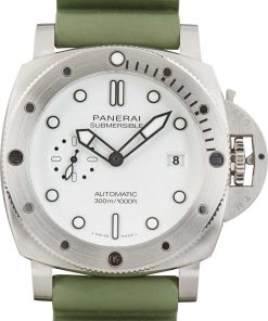 HandMade The Panerai Submersible QuarantaQuattro Bianco PAM01226 White Dial