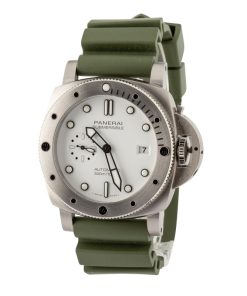 Alternative view of HandMade The Panerai Submersible QuarantaQuattro Bianco PAM01226 White Dial