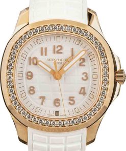 HandMade The Ladies Patek Philippe Aquanaut Luce Travel Time 18k Rose Gold