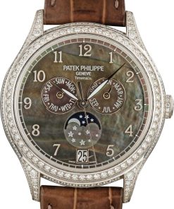 HandMade The Patek Philippe Complications Black Mother of Pearl Dial