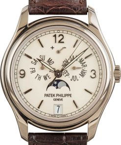 HandMade The Patek Philippe Complications Annual Calendar 18k White Gold
