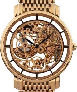 HandMade The Patek Philippe Complications 18k Rose Gold Skeleton Watch