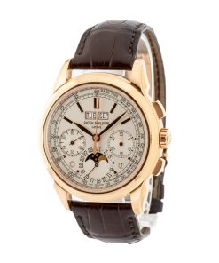 Alternative view of HandMade The Patek Philippe Grand Complications Perpetual Calendar Chronograph Silver Dial