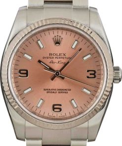 HandMade The Rolex Air-King Steel 114234 Salmon Dial
