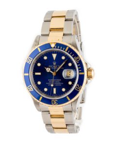 Alternative view of HandMade The Two Tone Submariner 16613 Blue