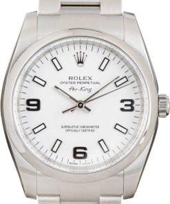 HandMade The Rolex Air-King Ref 114200 White Dial