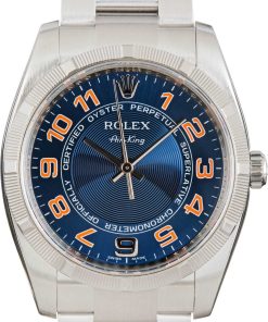 HandMade The Rolex Air-King 114210 Blue Concentric Dial