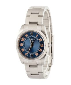 Alternative view of HandMade The Rolex Air-King 114210 Blue Concentric Dial