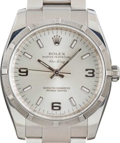 HandMade The Rolex Air-King Ref 114210 Silver Dial