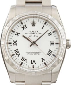 HandMade The Rolex Air-King 114210 White Dial