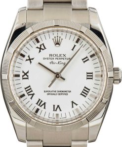 HandMade The Rolex Air-King 114210 White Dial