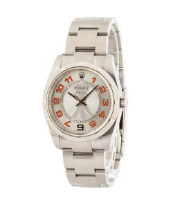 Alternative view of HandMade The Rolex Air-King 114234 Silver Concentric Dial