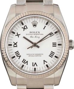 HandMade The Rolex Air-King 114234 White Gold