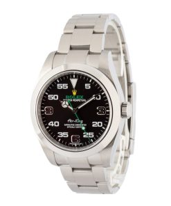 Alternative view of HandMade The Rolex Air-King Ref 116900 Black Arabic Dial