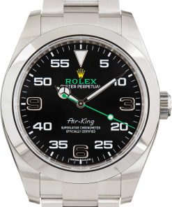 HandMade The Rolex Air-King 116900 Black Arabic Dial