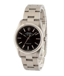 Alternative view of HandMade The Rolex Air King 14000M Black Index Dial