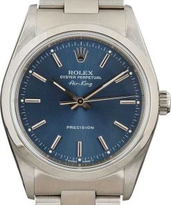 HandMade The Rolex Air-King 14000 Blue Dial Stainless Oyster