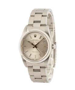 Alternative view of HandMade The Rolex Air King 14000M Silver Dial