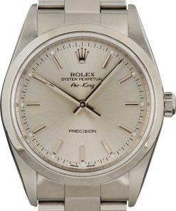 HandMade The Rolex Air King 14000M Silver Dial