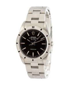 Alternative view of HandMade The Rolex Air-King 14010M Black Index Dial