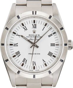 HandMade The Rolex Air-King 14010 White Roman Dial