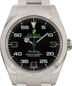 HandMade The Rolex Air-King Ref 116900 Black Arabic Dial