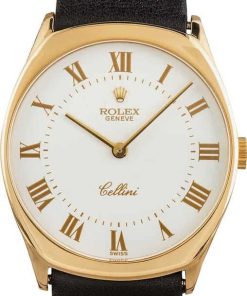 HandMade The Rolex Cellini 4133 18K Yellow Gold Watch