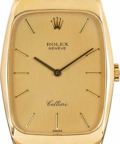 HandMade The Rolex Cellini 4136 18k Yellow Gold