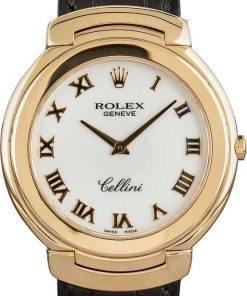 HandMade The Rolex Cellini 6623 White Roman Dial