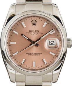 HandMade The Rolex Date 115200 Salmon Dial