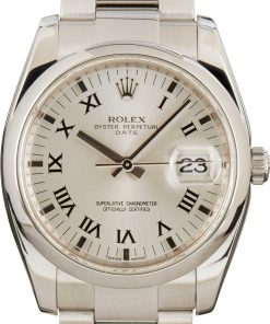 HandMade The Rolex Date 115200 Silver Dial