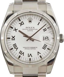 HandMade The Rolex Date 115210 White Roman