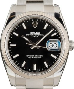 HandMade The Rolex Date 115234 Black Index Dial