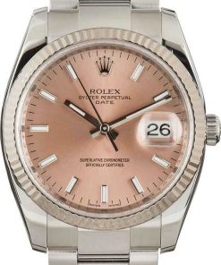 HandMade The Rolex Date 115234 Salmon Dial
